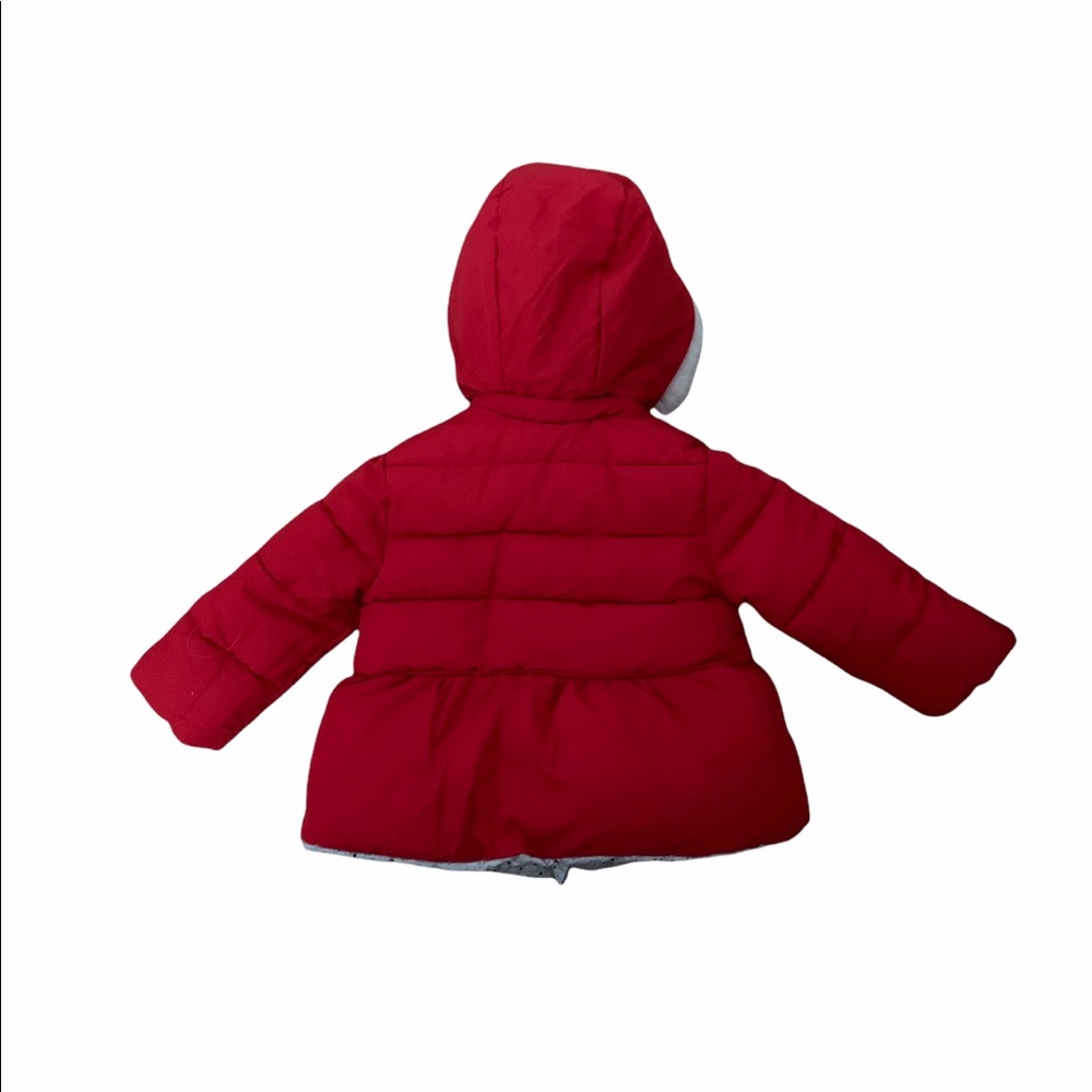 NWOT Mayoral reversible puffer coat w/hood 4-6 mos - Picture 3 of 15